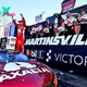 Byron wins NASCAR Cup race at Martinsville in Hendrick 1-2-3