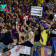 Two Barcelona fans arrested for Nazi salutes and racist chants