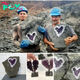 Unexpected Discovery: Uruguayan Miners Unearth Breathtaking Heart-Shaped Amethyst Geode. nobita