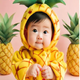 SES  “Fruitful Cuteness: Charming Baby in Fruit Outfit Captivates and Goes Viral”