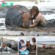 ѕtгᴜɡɡɩіпɡ for hours, a woman saves her horse from high tide