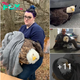 Heartwarming: Proud raptor rehab rescuer got the call for this guy in the middle of dying her hair