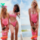 Rumer Willis and her 1-year-old daughter match with Scout and Tallulah Willis in pink bathing suits