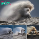 Nature photographer captures incredible image of a crashing wave that looks like a human face