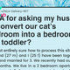 Husband Refuses To Convert The Cat’s Bedroom Into Their Toddler’s Room, Drama Ensues