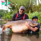 SA. “Incredible Achievement Alert: 11-Year-Old from the UK Breaks World Record with 96-Pound Fish Catch, Nearly Matching His Own Weight! Aww-Worthy Moment Ahead!”.SA