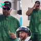 Travis Kelce goes casual in green as he continues solo weekend at F1’s Miami Grand Prix without Taylor Swift
