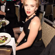 DQ Scarlett on Fire! Johansson Stuns in a Little Black Dress and Red Lipstick at the Friars Club Event Honoring Tony Bennett
