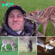 Warm Kiss: The touching story of a man who rescued a crippled baby deer when it was abandoned by its mother and left in a field with a hungry giant bear