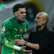 Why was Manchester City goalkeeper Ederson substituted against Tottenham?