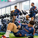 tl.GREAT EFFORT: Young Manchester United star Alejandro Garnacho constantly works hard at the gym, aspiring to have dream muscles like the legendary Cristiano Ronaldo.