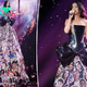 Katy Perry wears towering dress paying tribute to 168 ‘American Idol’ contestants during emotional finale