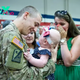 Ph. VIDEO The reunion moment of soldiers after months away from their families, as they embrace their newborns, brings overwhelming happiness and the joyful tears of their partners.