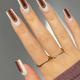 b83.Brown Nail Ideas suitable for all seasons of the year that you must try