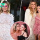 Heidi Klum and daughter Leni match in feathered frocks at amfAR Gala Cannes afterparty