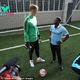 B83.Hollywood stars Kevin Hart and Ice Cube were seen mingling with Manchester City football royalty including Joe Hart, Kevin De Bruyne and Raheem Sterling on the glamorous red carpet.