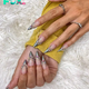 b83.Silver nail design ideas to brighten your day