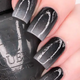 b83.Soar like a star with 65 stunning black-toned nail ideas. #PrettyNails #ElegantNails #CreativeNails #FashionNails #LongNails