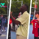 Ibrahima Konate surprises kids with crossbar challenge on return to Paris