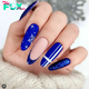 b83.32 Stunning Blue Nail Designs for the 2024 Holiday Season: Perfect for Festive Celebrations and Winter Glamour