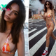 Emily Ratajkowski hits the streets of NYC in nothing but tiny Inamorata bikini