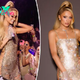 Paris Hilton is the ‘It Girl blueprint’ in laced-up sequined dress while previewing new album