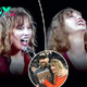 Giddy Taylor Swift giggles over lyric about ‘dating the boy on the football team’ amid Travis Kelce romance