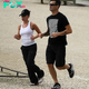 dq Keeping each other active… Scarlett Johansson and her beau Nate Naylor go for a run in Paris