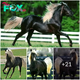 The charm and elegance of black horses: a timeless symbol of majesty