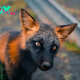 LS LS ”A melanistic Fox, one of the rarest animals on the planet”