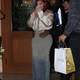 rin Cardi B matches denim dress with edited coat as she appreciates supper date with Offset at Lavo in West Hollywood