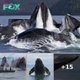 These Gentle Giants Of The Ocean Are In Full Flight As They Feed Off The Coast Of Alask