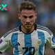 Alexis Mac Allister escapes injury after nasty collision – brave assist for Argentina