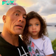 Take a look at Dwayne Johnson’s softer side as he enjoys some quality time with his daughters. He is a father who loves and pampers his children very much