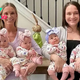 Sara Seyler, 32 years old and O’Brieп, 29 years old. Two sisters born 3 years apart but pregnant at the same time are identical twins in a special way. and the births were only 3 months apart, surprising everyone