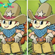 An exciting adventure. Try to find the hidden differences in the “Cowboy” picture in 12 seconds