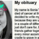 38-year-old woman wrote her own obituary, we aII need to read it 