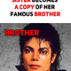 Sister of Michael Jackson imitates her famous sibling.