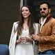 Justin Theroux and Fiancee Nicole Brydon Bloom Attend US Open After Engagement