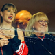 Taylor Swift’s Mom Andrea Hugs Donna Kelce in VIP Suite at Kansas City Chiefs Game