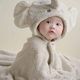 These adorable winter baby photos in warm clothes can really melt your heart in the cold season.