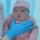 The chubby newborn baby weighed an enormous amount, equal to two normal babies combined, making the parents and doctors extremely surprised and happy.