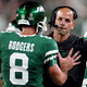 Aaron Rodgers Explains Awkward On-Field Push With Coach Robert Saleh: ‘Not a Big Hugger’