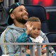 Steph Curry and Kids, Riley and Canon, Make a Surprise Appearance at the San Jose Giants Game.Cau