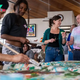 Denver’s new “social justice art” is a 5-foot canvas boulder created by people who have lived on the streets