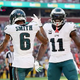 Will A.J. Brown and DeVonta Smith play for the Eagles against the Buccaneers? Wide receiver injury status