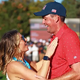 Pro Golfer Keegan Bradley Celebrates With Wife Jillian Stacey After Securing Presidents Cup Victory