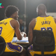 Here is the first look at LeBron James & Bronny James for the Los Angeles Lakers