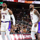 Lakers’ LeBron James & Bronny James make history playing together for the first time