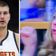 Female Nuggets Fan Performs Lewd Gesture At NBA Game